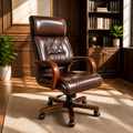 G-302 Scaun birou directorial piele naturala